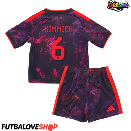 Dres Bayern Munich Joshua Kimmich #6 Tretina pre deti 2026-27 Krátky Rukáv (+ trenírky)